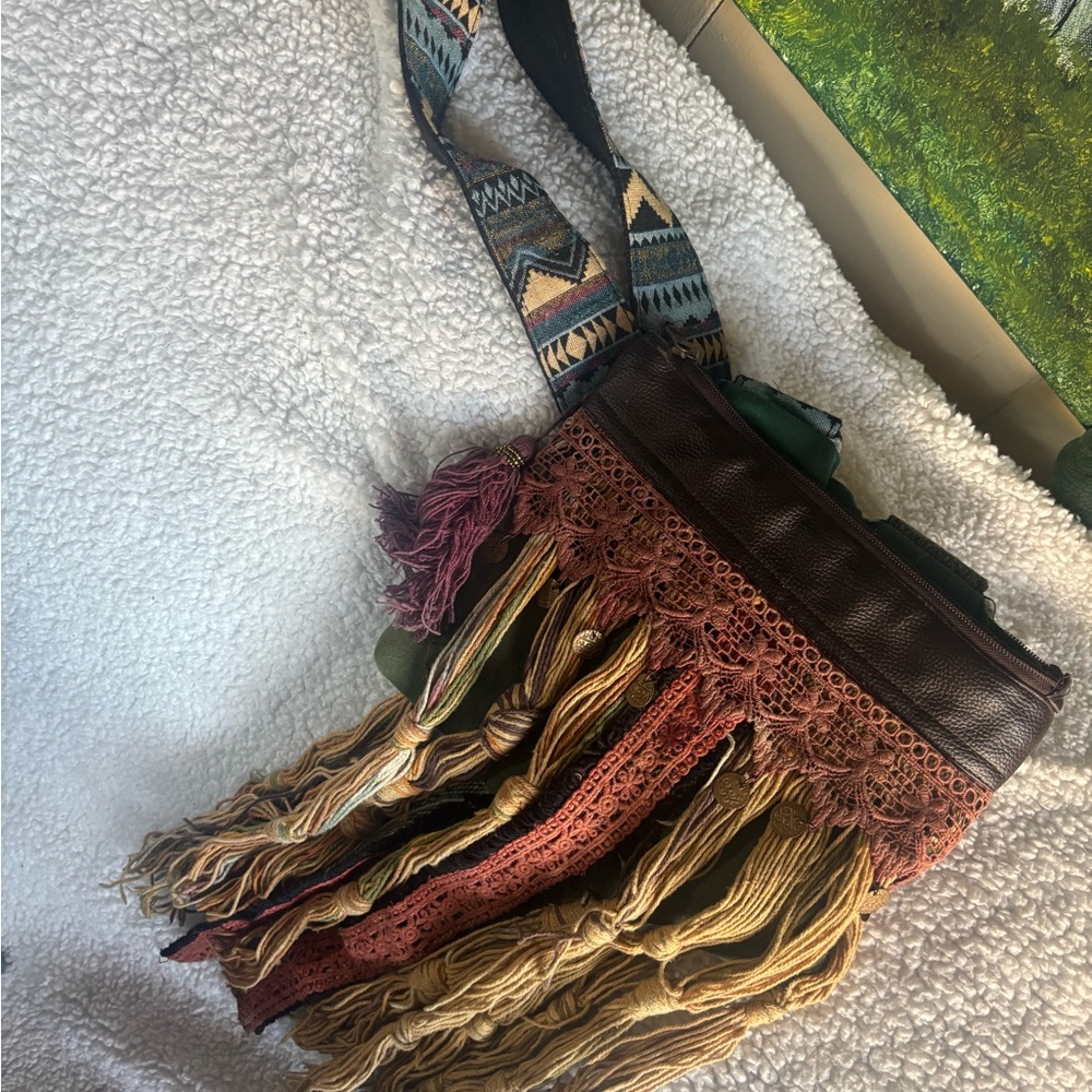 Bohemian Fringe Crossbody Bag